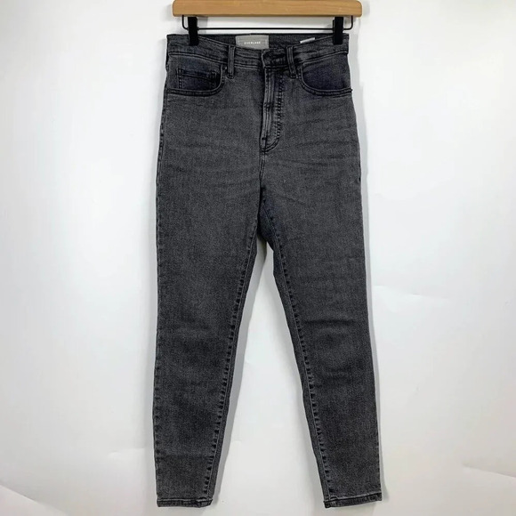 Everlane  Women's The High-Rise Skinny Ankle Stretch Washed Ankle Jean Size 27 - Picture 1 of 13